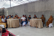 Dandim 0421/LS, Pemdes dan Pengurus Koprasi Krawang Sari Gelar Zoom Meeting Capaian Pembangunan Gedung KDMP