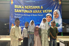 Pelabuhan BBJ dan Pelabuhan SMA Bukber Sekaligus Beri Santunan Anak Yatim