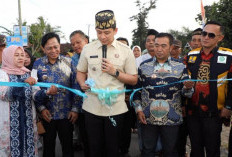 Resmikan Ruas Jalan di Kecamatan Tanjung Sari-Tanjung Bintang, Bupati Egi: Hasil Aspirasi dan Doa Masyarakat