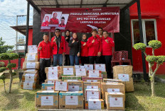 DPC PDI Perjuangan Lampung Selatan Peduli, Salurkan Paket Bantuan Untuk Korban Bencana di Sumbar