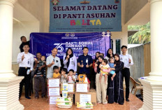 Bhakti Sosial HBI ke-76, Imigrasi Kalianda Salurkan Bantuan di Panti Asuhan Balita