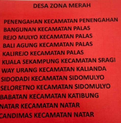 12 Desa Dicap Zona Merah