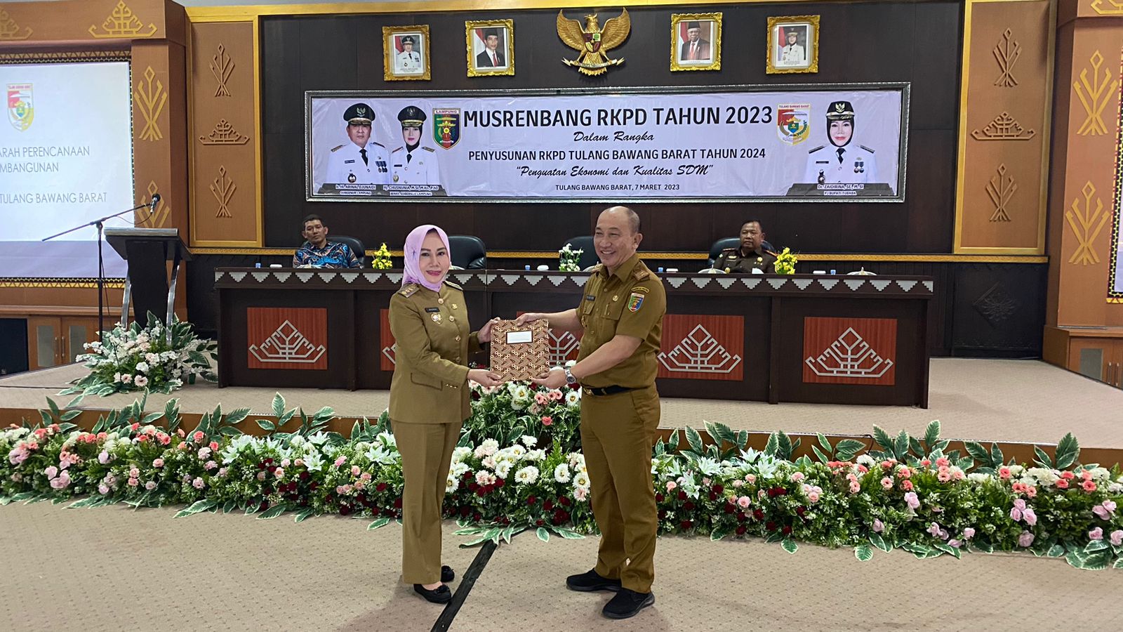 Kepala Bappeda Mulyadi Irsan Buka Musrenbang RKPD Tahun 2024 Kabupaten Tulang Bawang Barat