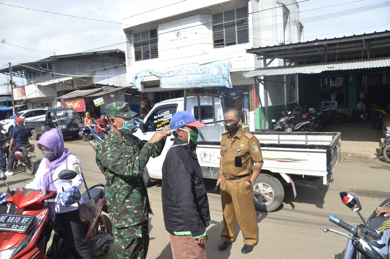 Tim Gugus Tugas Pesawaran Sosialisasi Penanggulangan Covid-19