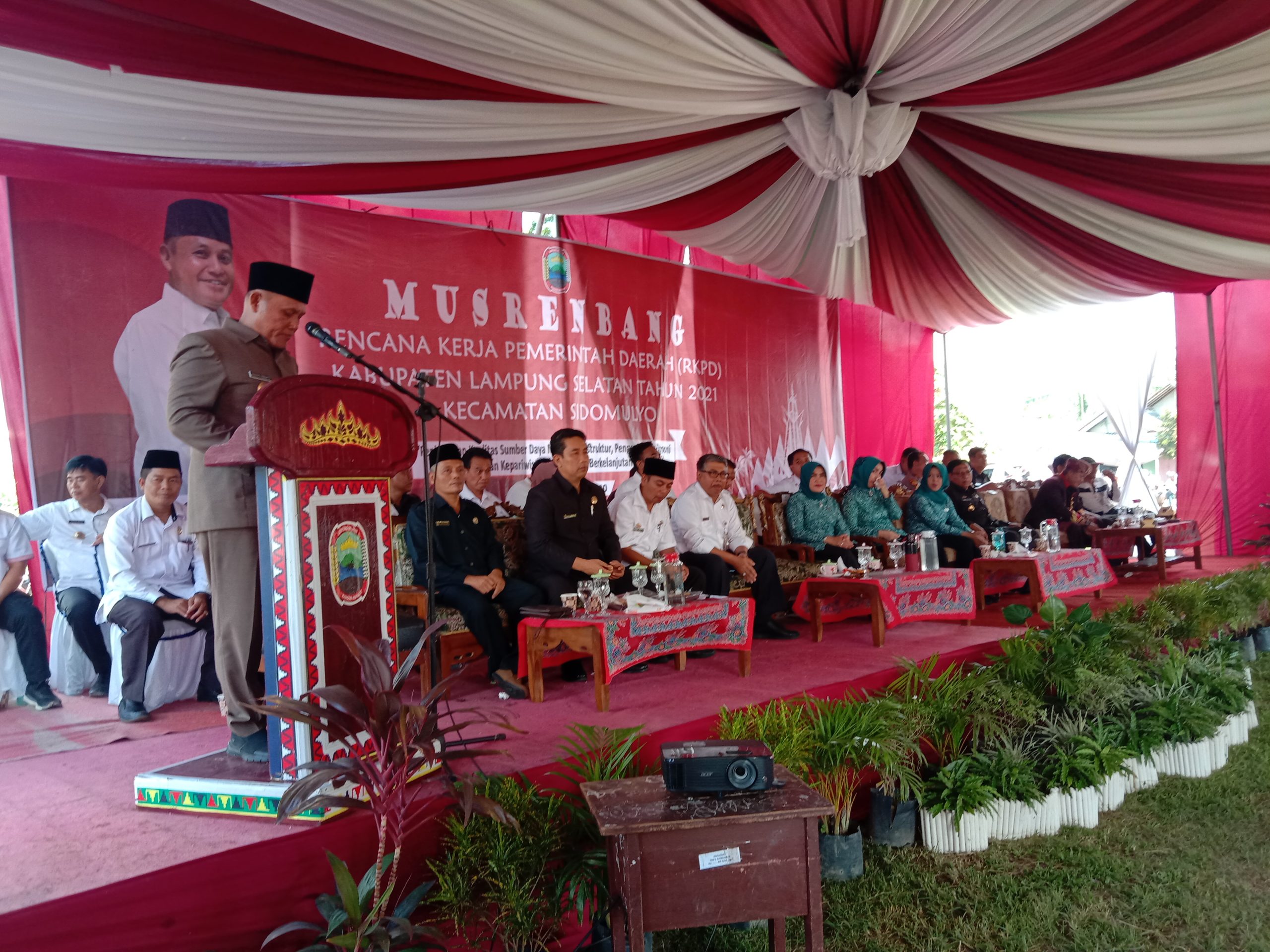 Tabur Bantuan di Musrenbang Sidomulyo