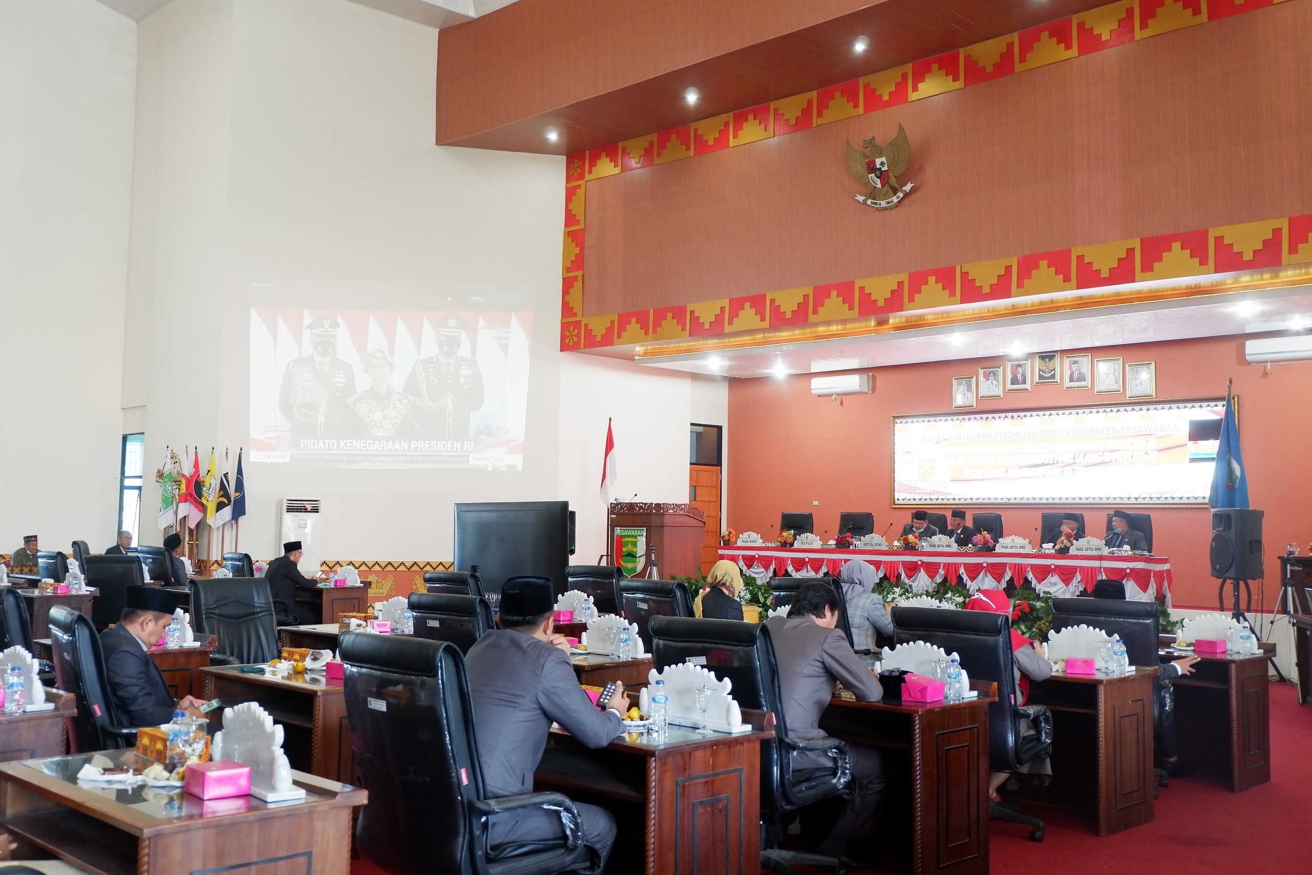 Paripurna Peringatan HUT RI ke-75 DPRD Pesawaran