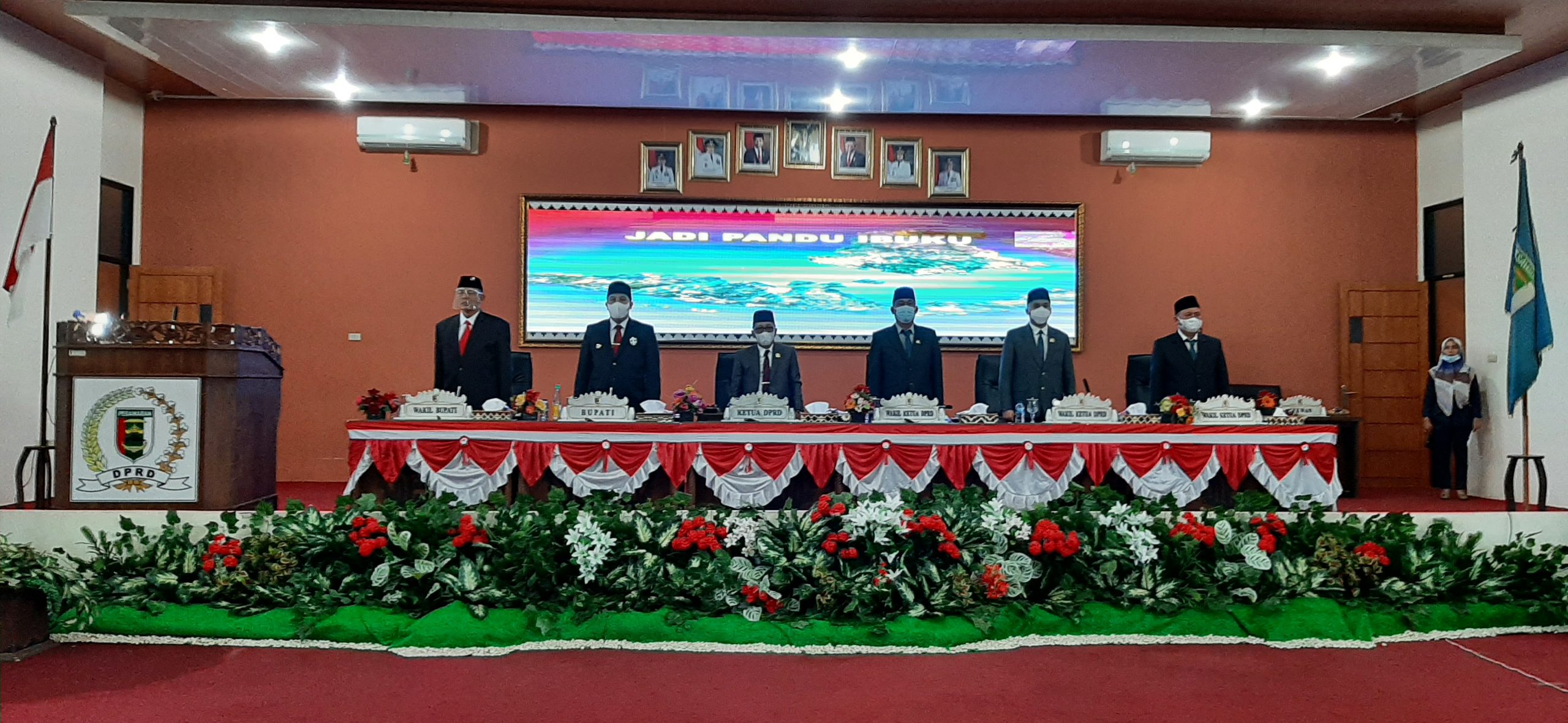 DPRD Pesawaran Gelar Paripurna Penyampaian Pidato Bupati dan Wakil Bupati Terpilih Pilkada 2020