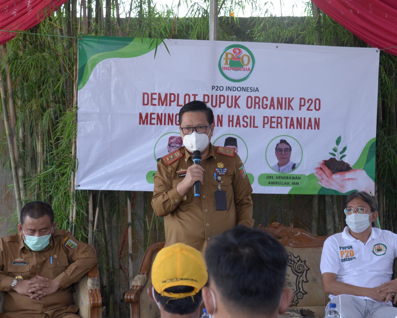 Dinas Pertanian Pesawaran Terapkan Demplot Pupuk Organik