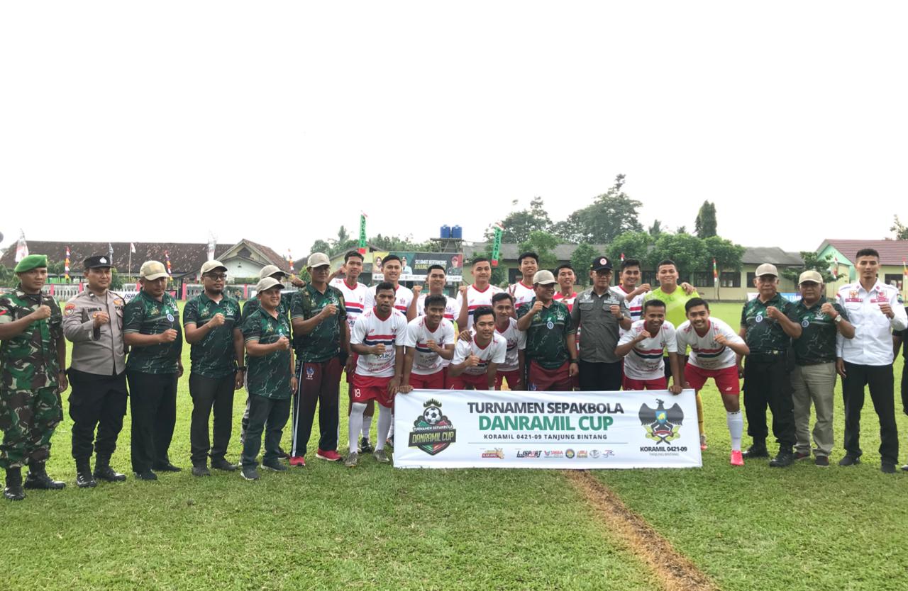 Priiittt! Danramil Cup Tanjungbintang Sudah Kick Off