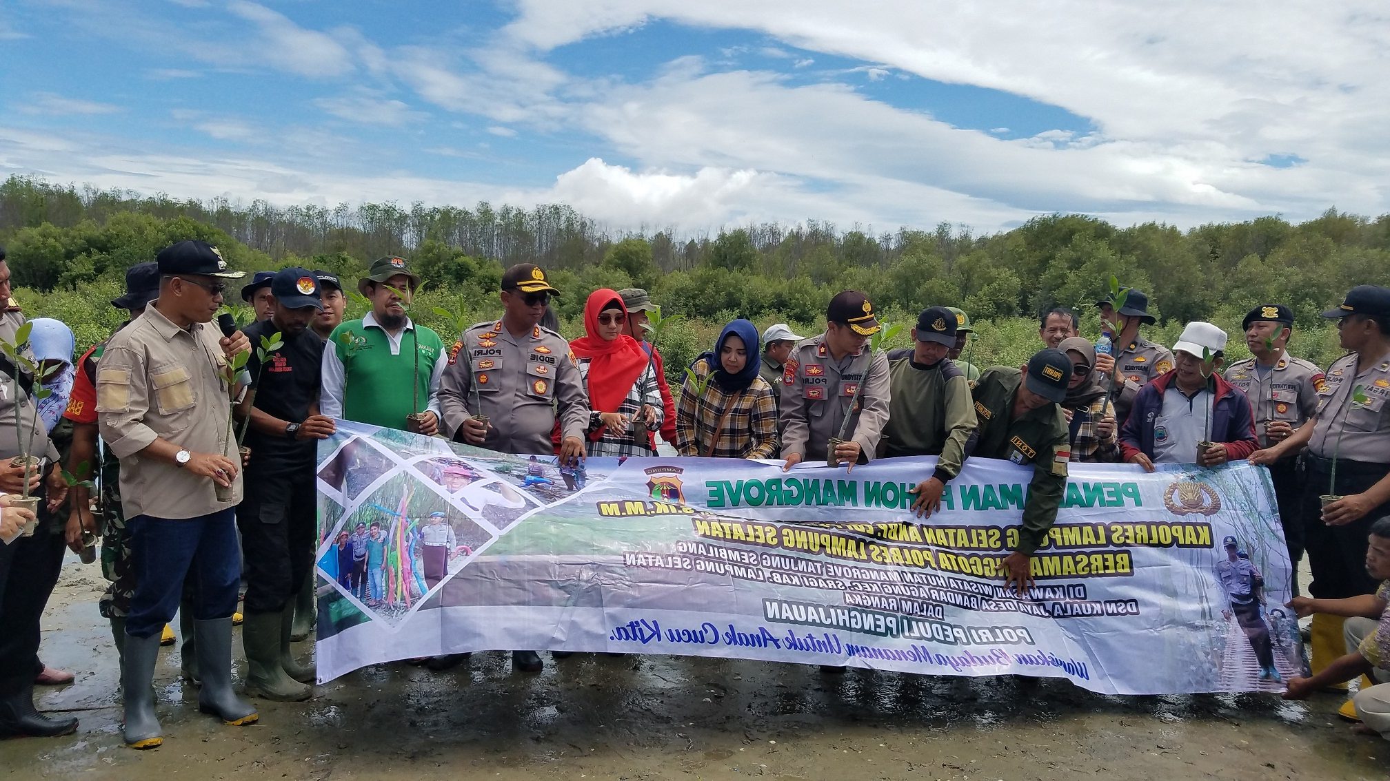 Kapolres Ajak Selamatkan Mangrove