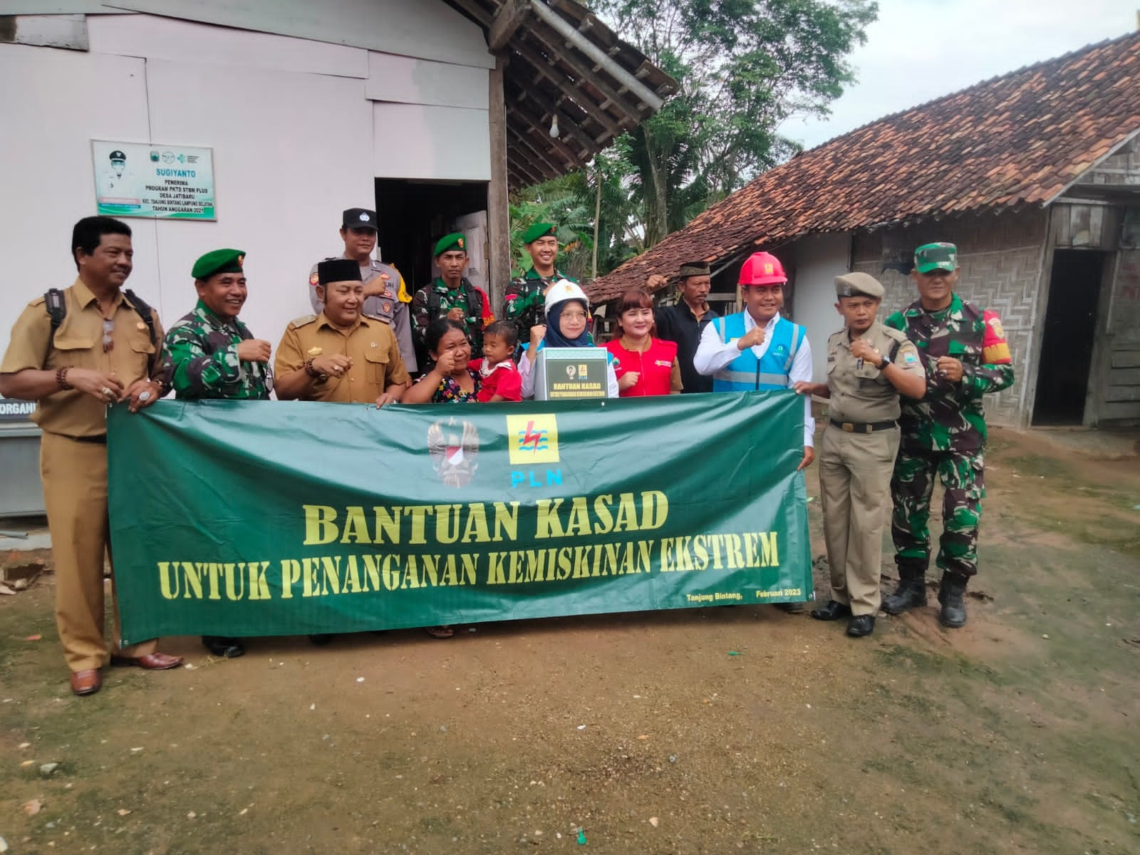 Mantap! Koramil Tanjungbintang Pasang Mata Pantau Anak Stunting