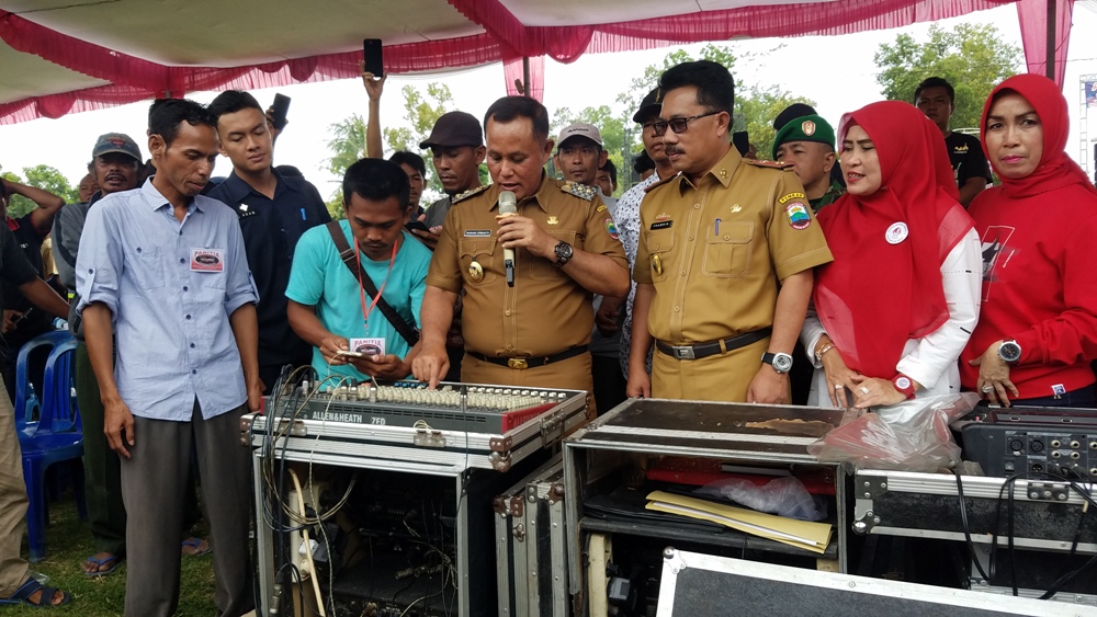 Dinas PMD Monev Pembangunan Desa di Sragi