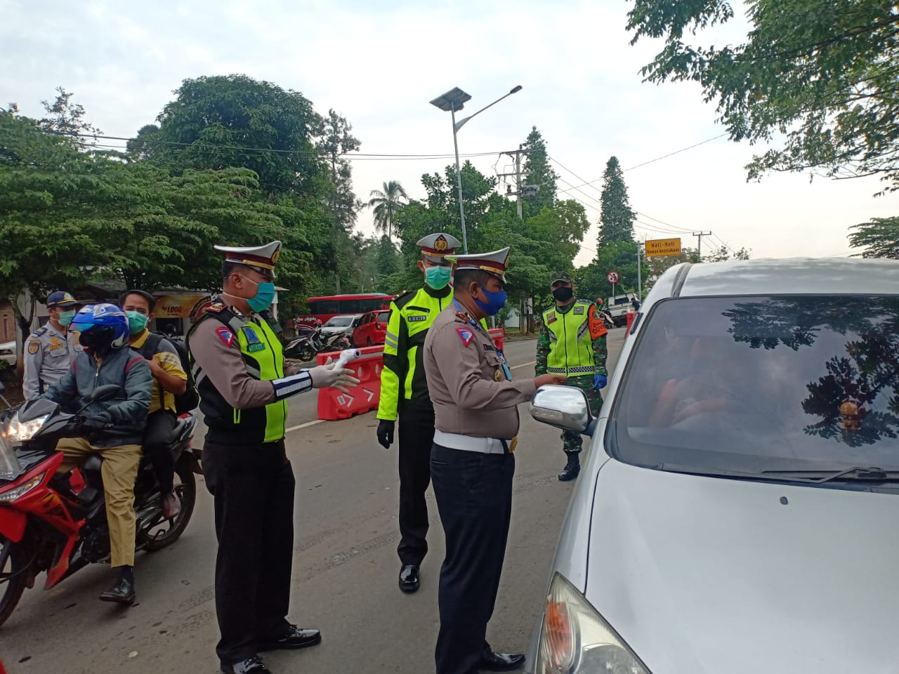 Satlantas Polres Pesawaran Gelar Operasi Ketupat Krakatau Selama 37 Hari