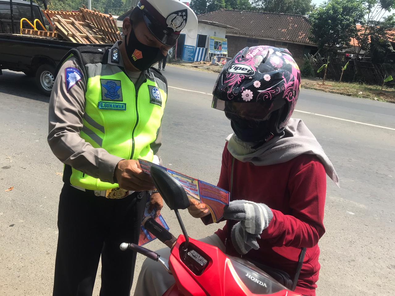 Operasi Patuh Krakatau Polres Pesawaran Nihil Tindakan Tilang