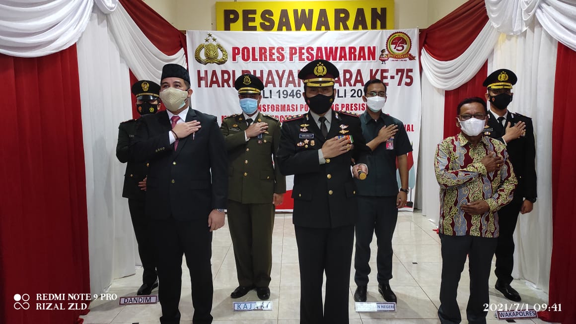 Hari Bhayangkara ke-75 Transformasi Polri Mendukung Percepatan Penanganan Covid-19