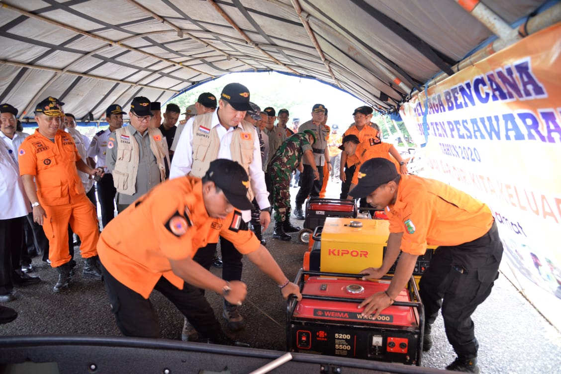 Pemkab Pesawaran Gelar Apel Siaga Bencana