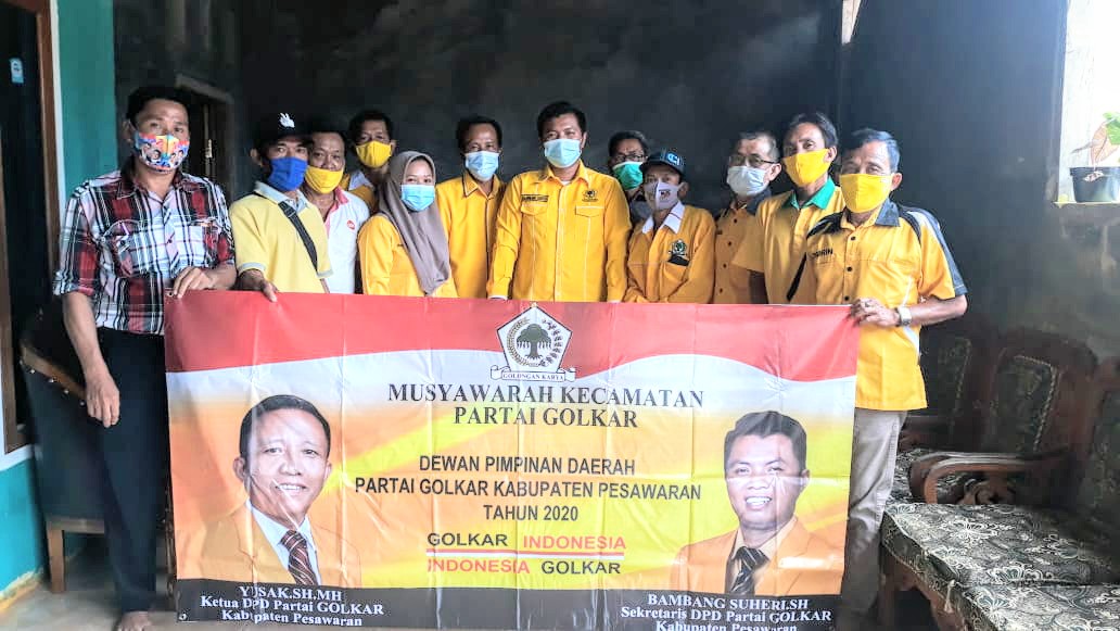 Secara Aklamasi, Sobirin Pimpin Golkar Teluk Pandan