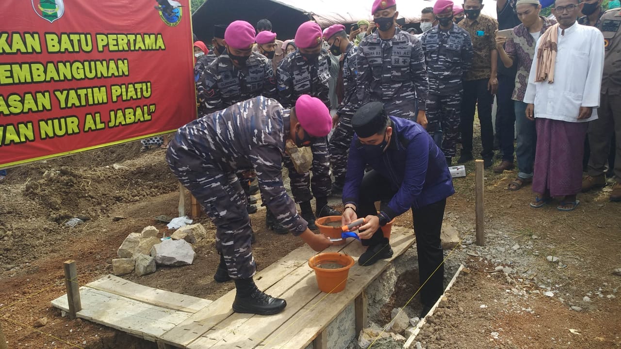 Bupati Dendi Dukung Penuh Pembangunan Yayasan Yatim Piatu Alvan Nur Al Jabal