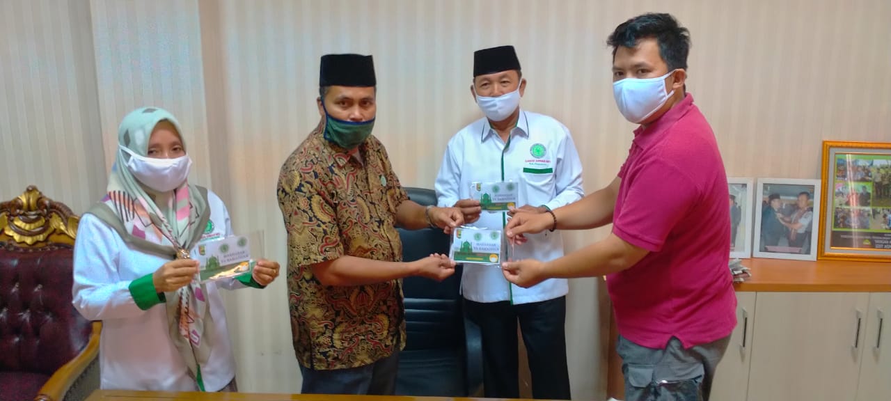 Ganas Annar MUI Pesawaran Bantu 2 Ribu Masker