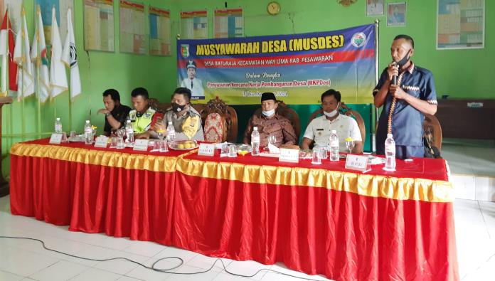 Pemdes Baturaja Gelar Musdes Penyusunan RKPDes 2021