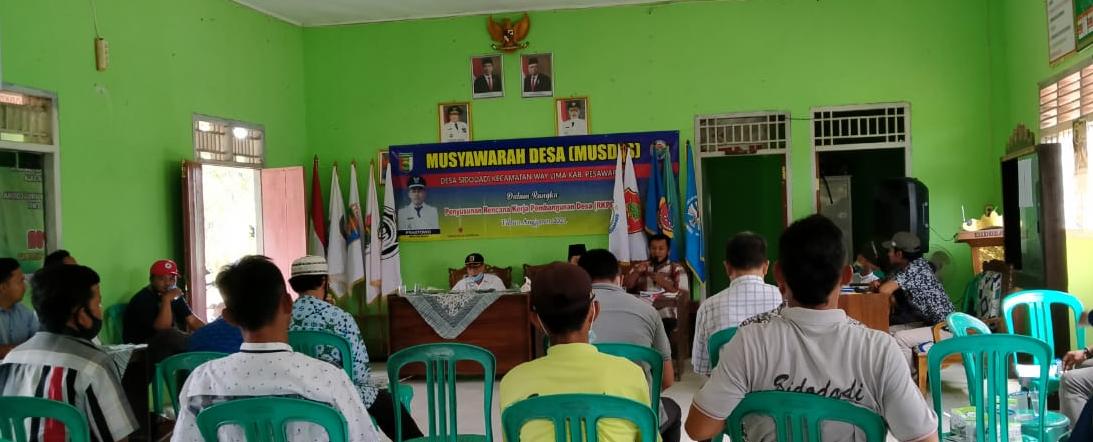 Desa Sidodadi Susun RKPDes 2021