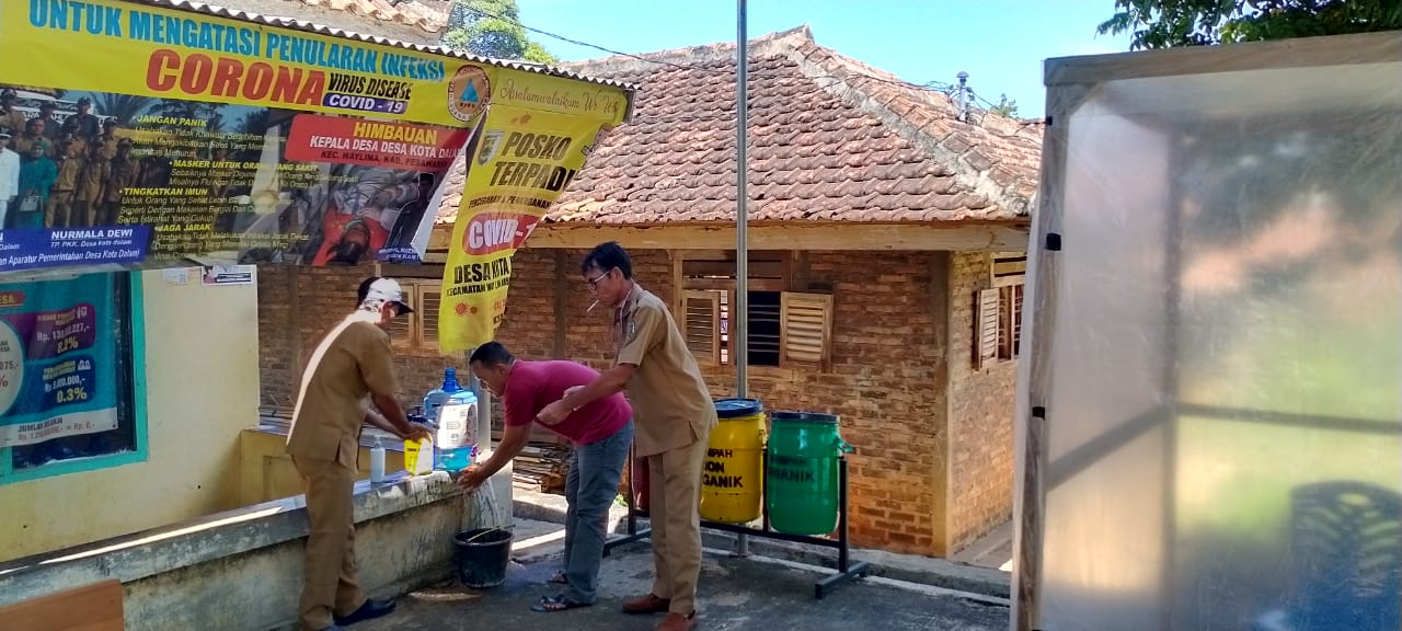 Desa Kota Dalam Bentuk Posko Terpadu Penanganan Corona