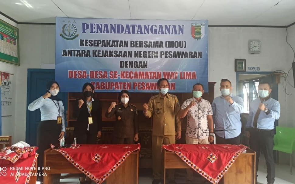 Kejaksaan Negeri Pesawaran Dampingi Desa di Way Lima