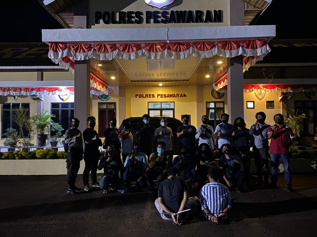 Polres Pesawaran Luncurkan Mobil Vaksinasi Keliling