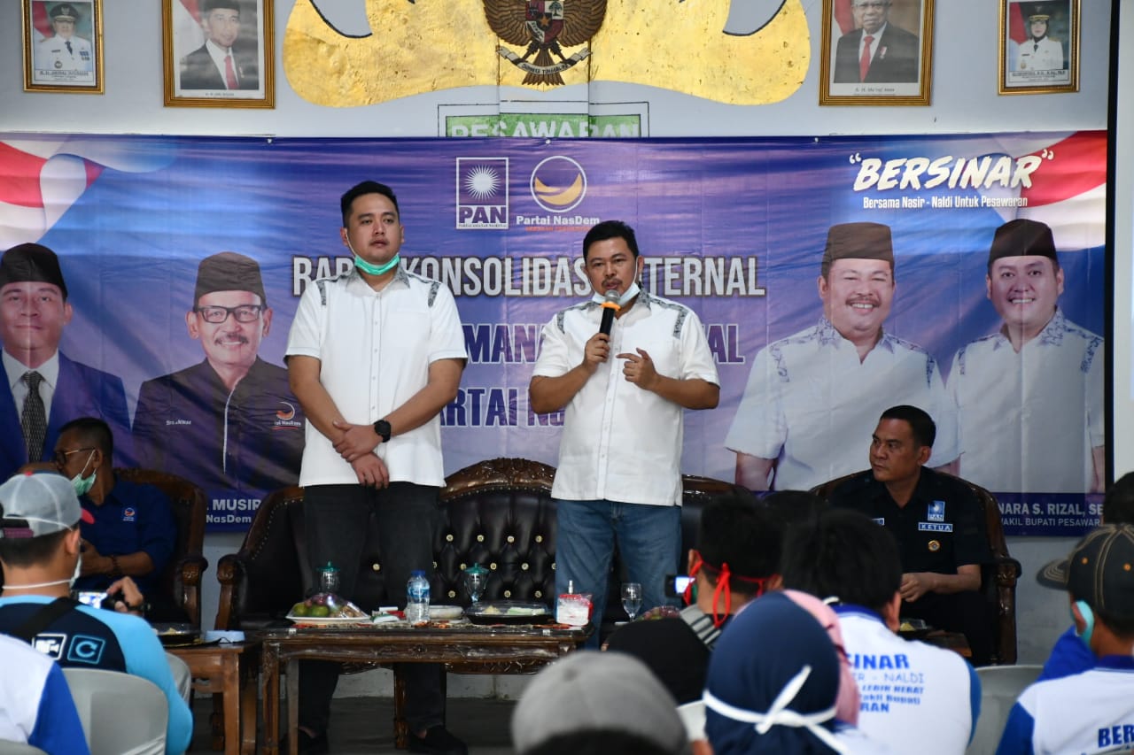 PAN dan Nasdem Konsolidasi Menangkan “Bersinar”