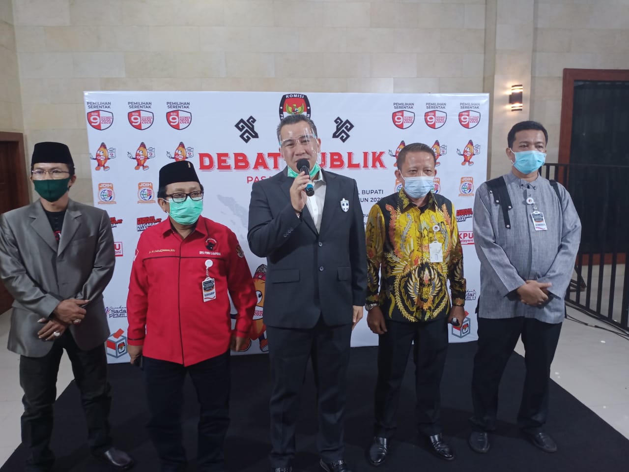 Debat Kandidat Kedua Paslon Bupati dan Wakil Bupati Pesawaran Adu Visi Misi