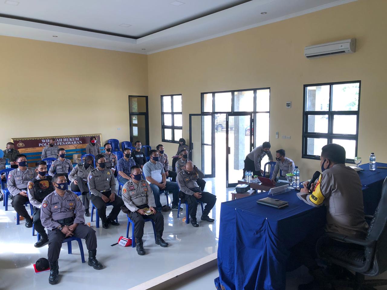 Polres Pesawaran Tingkatkan SDM Bidang Humas