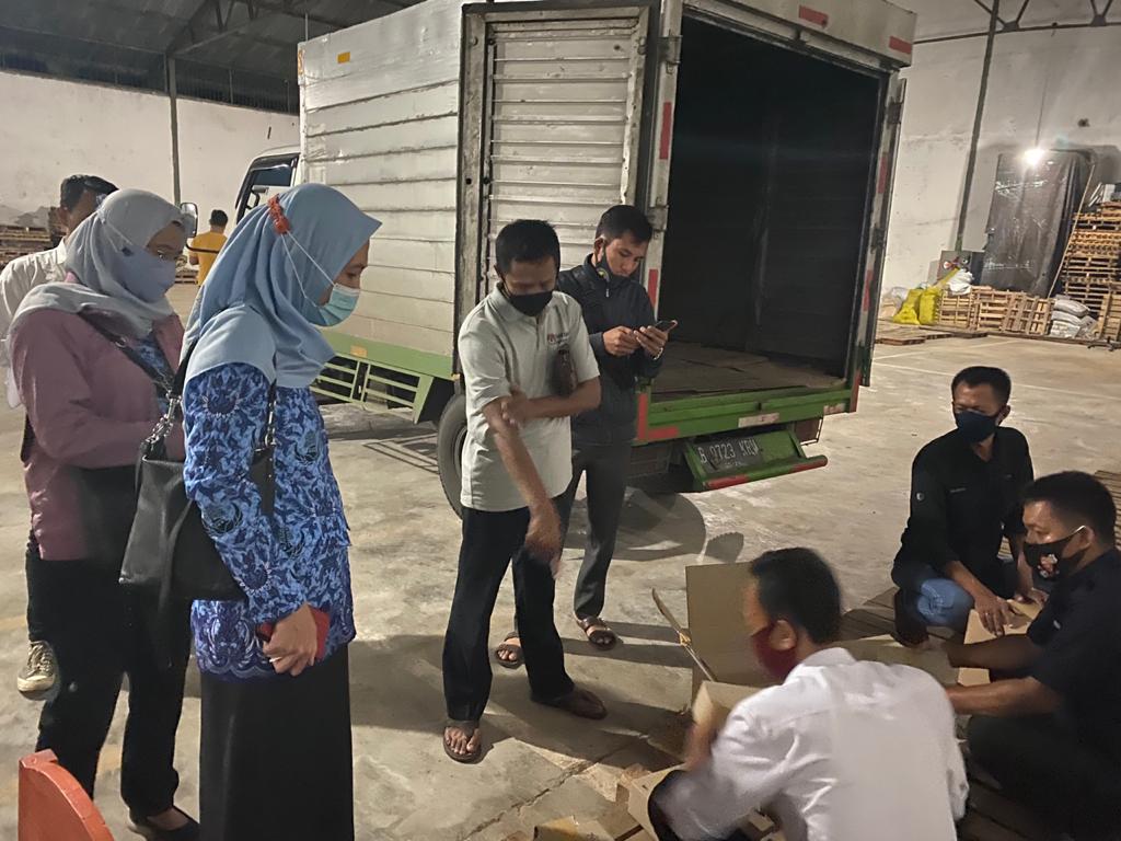 Logistik Pilkada Tiba di Gudang KPU