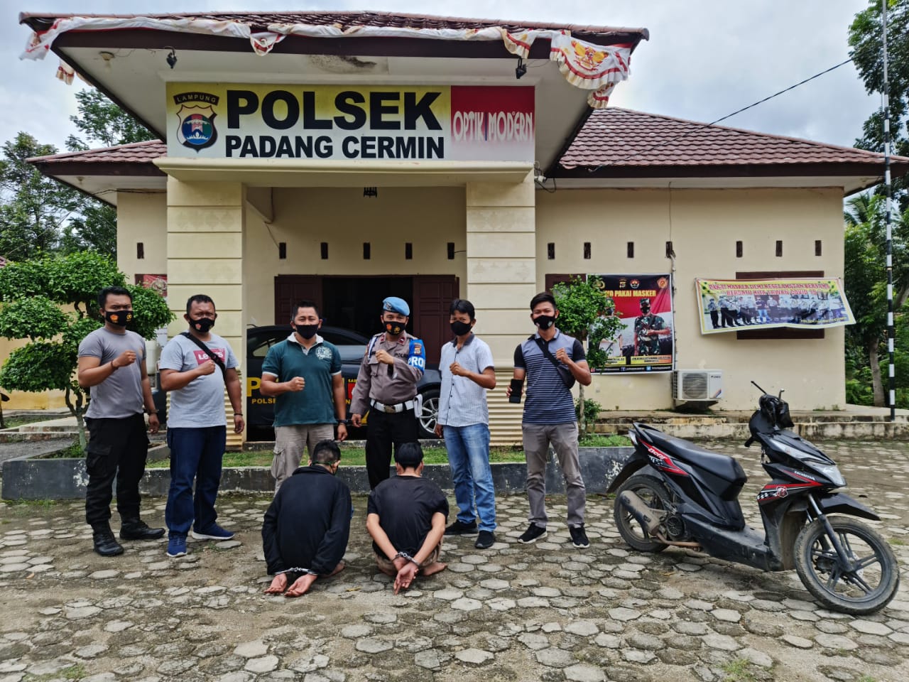 Dua Pelaku Jambret Dibekuk Anggota Polsek Padangcermin