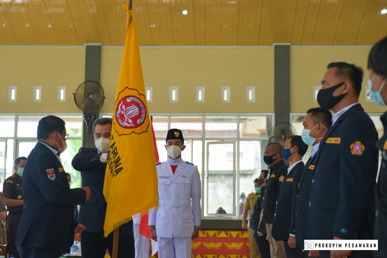 Dendi Ramadhona Hadiri Pengukuhan Pengurus Karang Taruna Mesuji