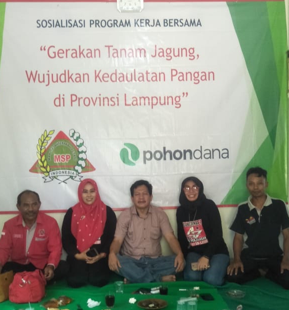 Gerakan Tanam Jagung, MSP Lampung Timur Gandeng PT Pohon Dana Indonesia