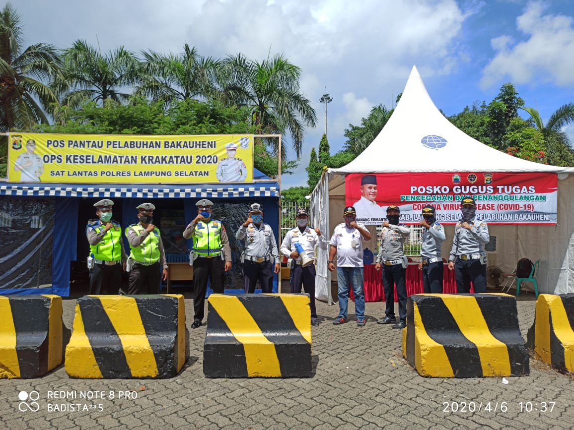 Cegah Penyebaran Corona di Bakauheni dan Tanjungbintang