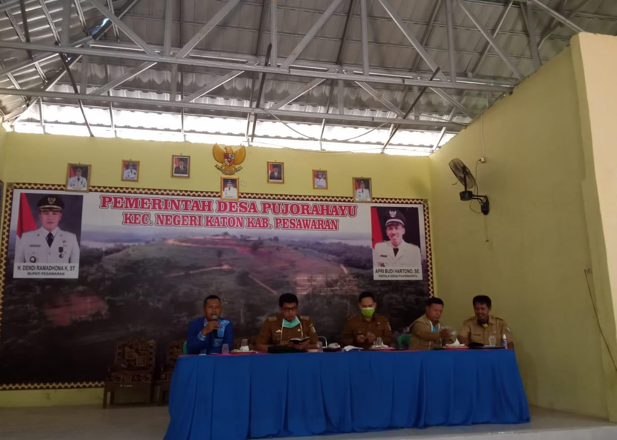 Sikapi Wabah Corona, Desa Pujorahayu Optimalisasi Anggaran