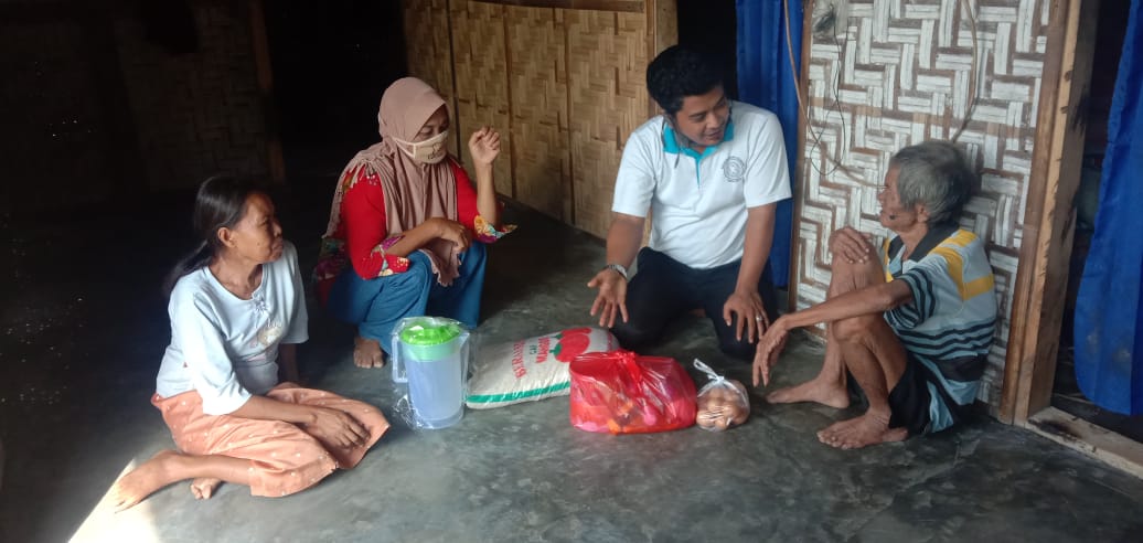 LKS Bina Sejahtera, Berikan 110 Paket Sembako