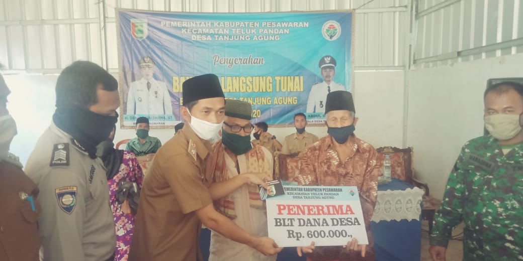 Desa Tanjung Agung Salurkan BLT-DD Kepada 222 Kepala Keluarga