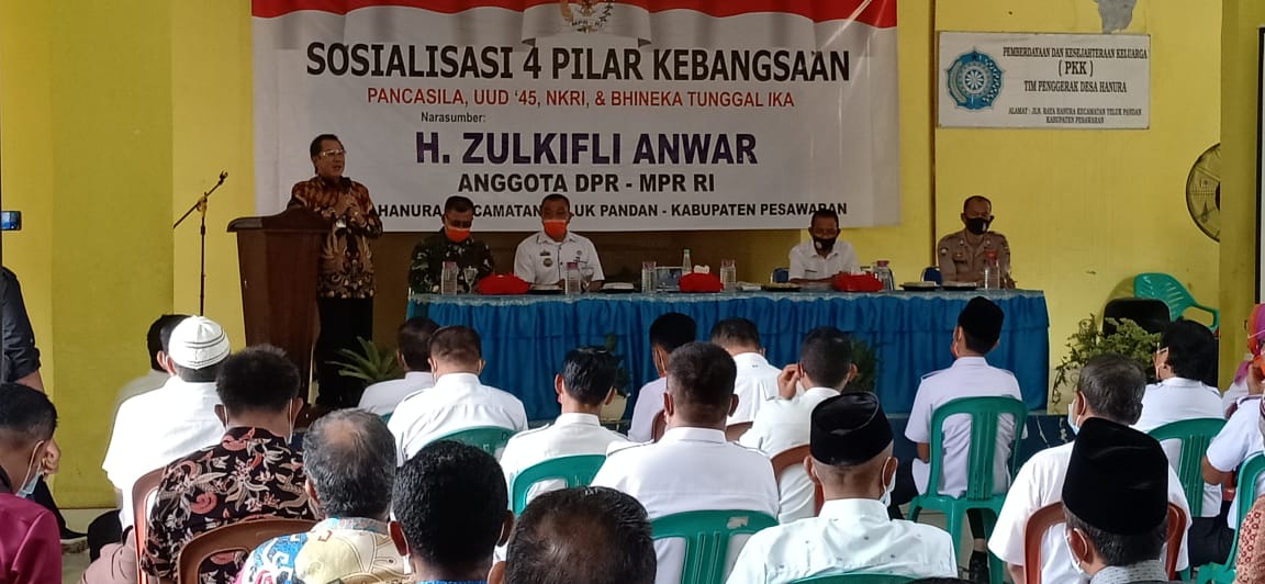 Anggota DPR-MPR RI Zulkifli Anwar Sosialisasi 4 Pilar Kebangsaan