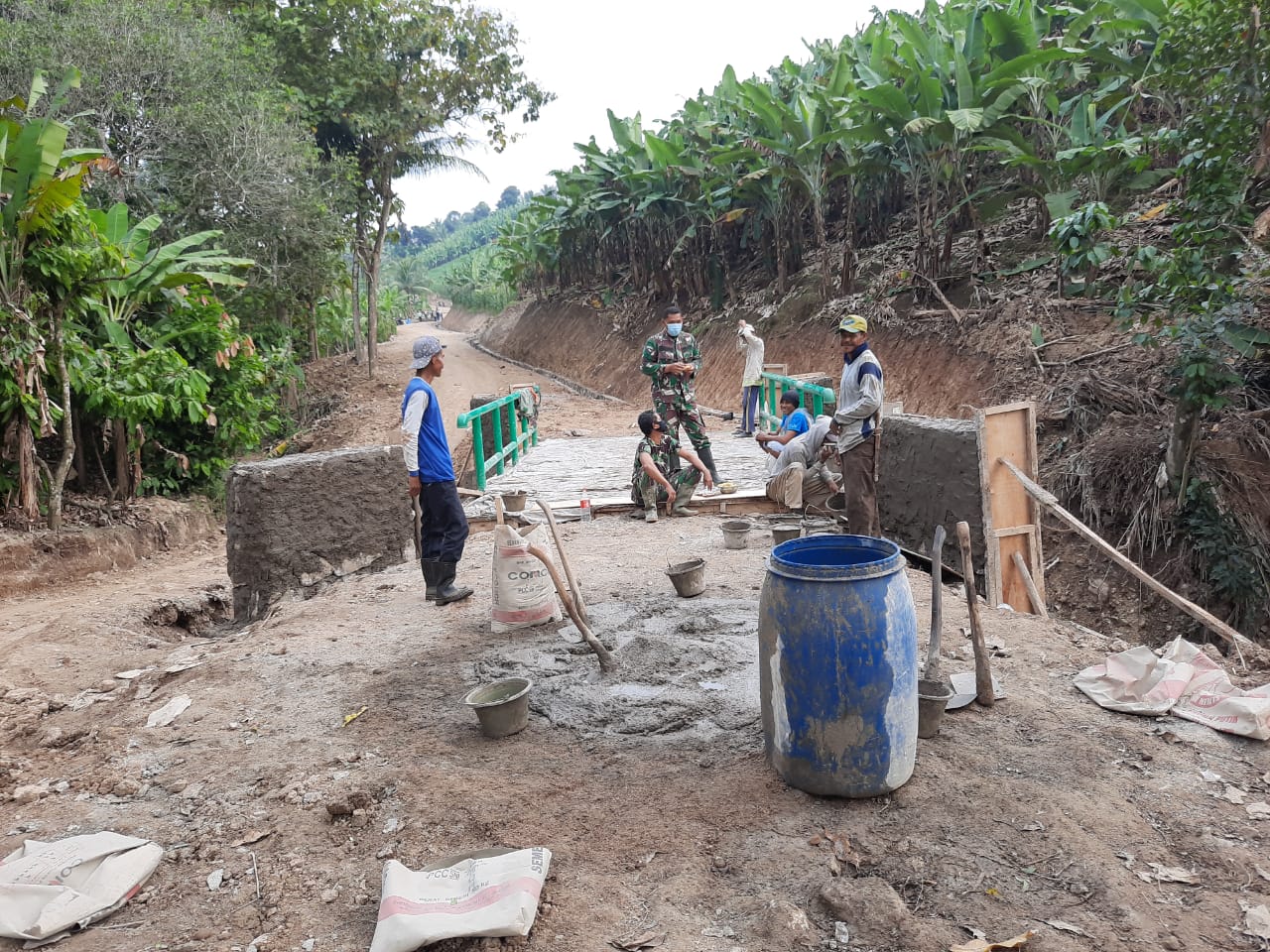 Progres Pembangunan TMMD ke-108 Sentuh Sasaran Ketiga