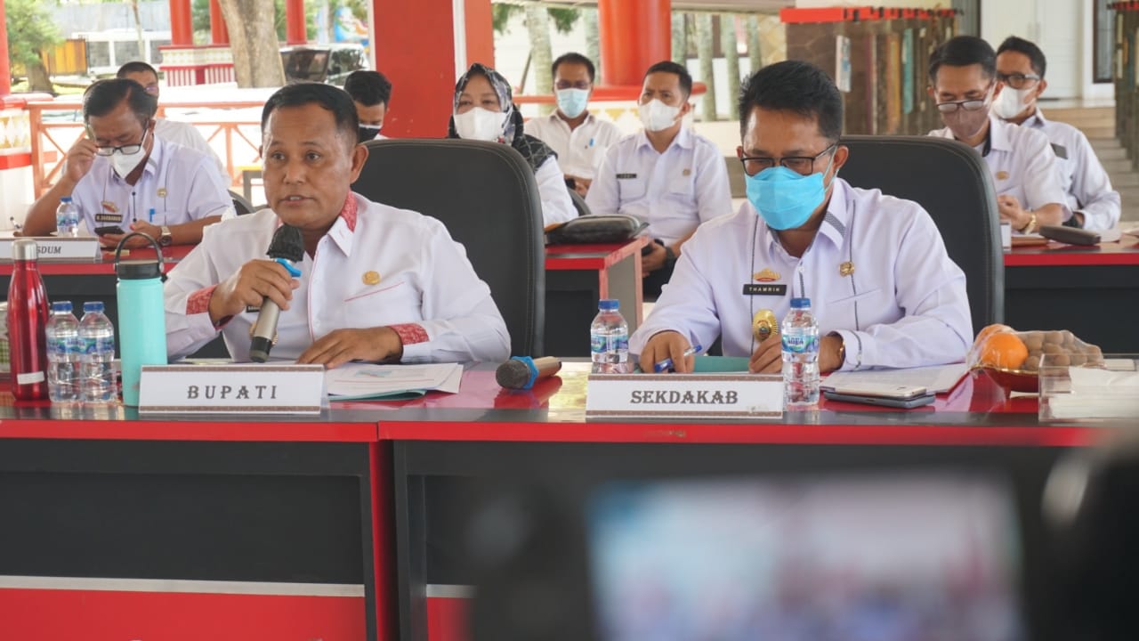 Rakor PEN Virtual,  Nanang Paparkan Program Pinjaman Untuk Peningkatan Infrastruktur