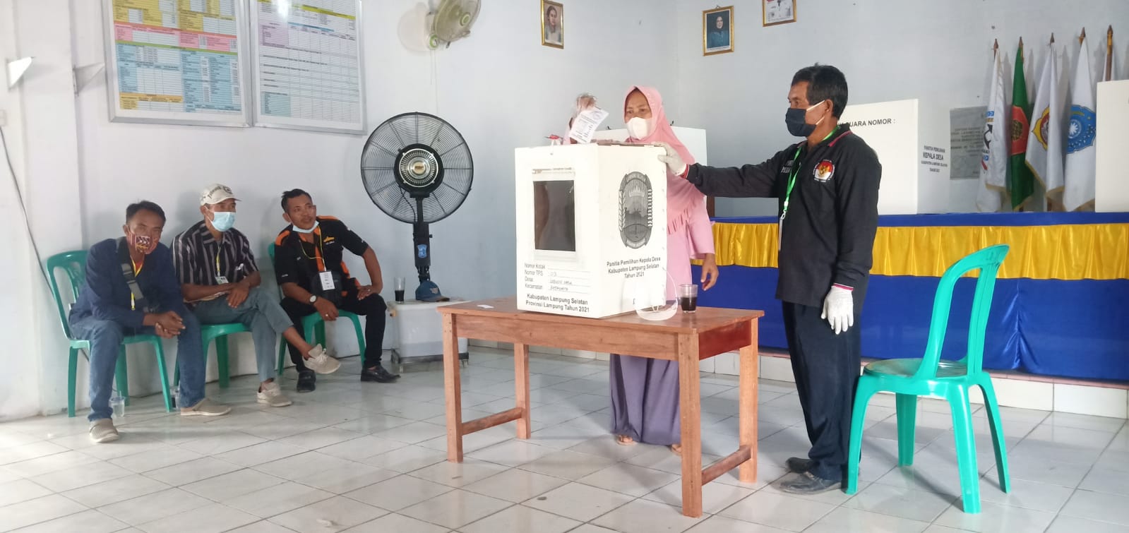 Pilkades Lebungnala Lancar, Ajun Wiyono Terpilih Lagi