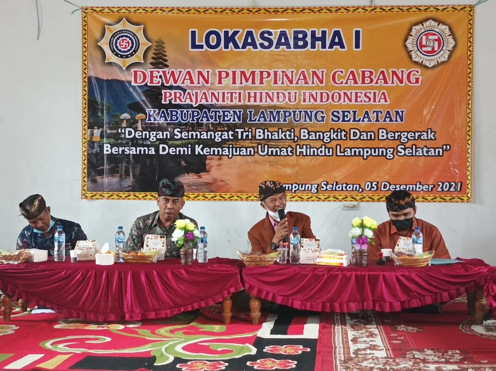 Lokasabha I, Prajaniti Hindu Indonesia Lampung Selatan Terbentuk