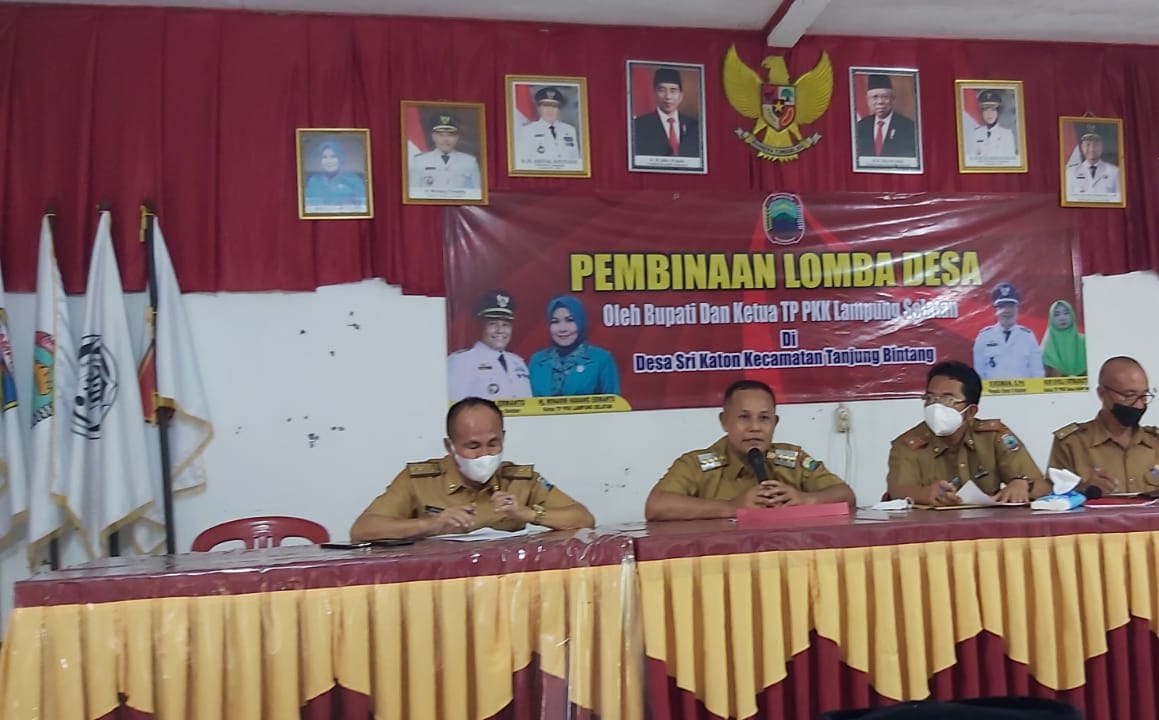 Wakili Lampung Selatan, Desa Srikaton Dibina