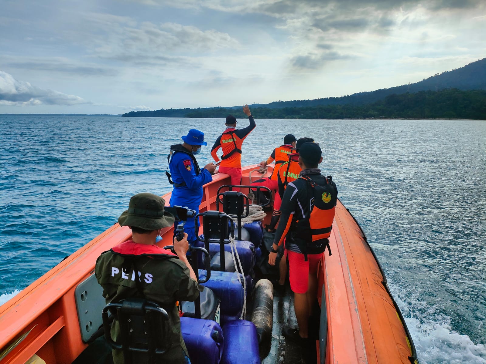 Cari Nelayan Tenggelam, Tim Gabungan Susuri Pulau Sebuku