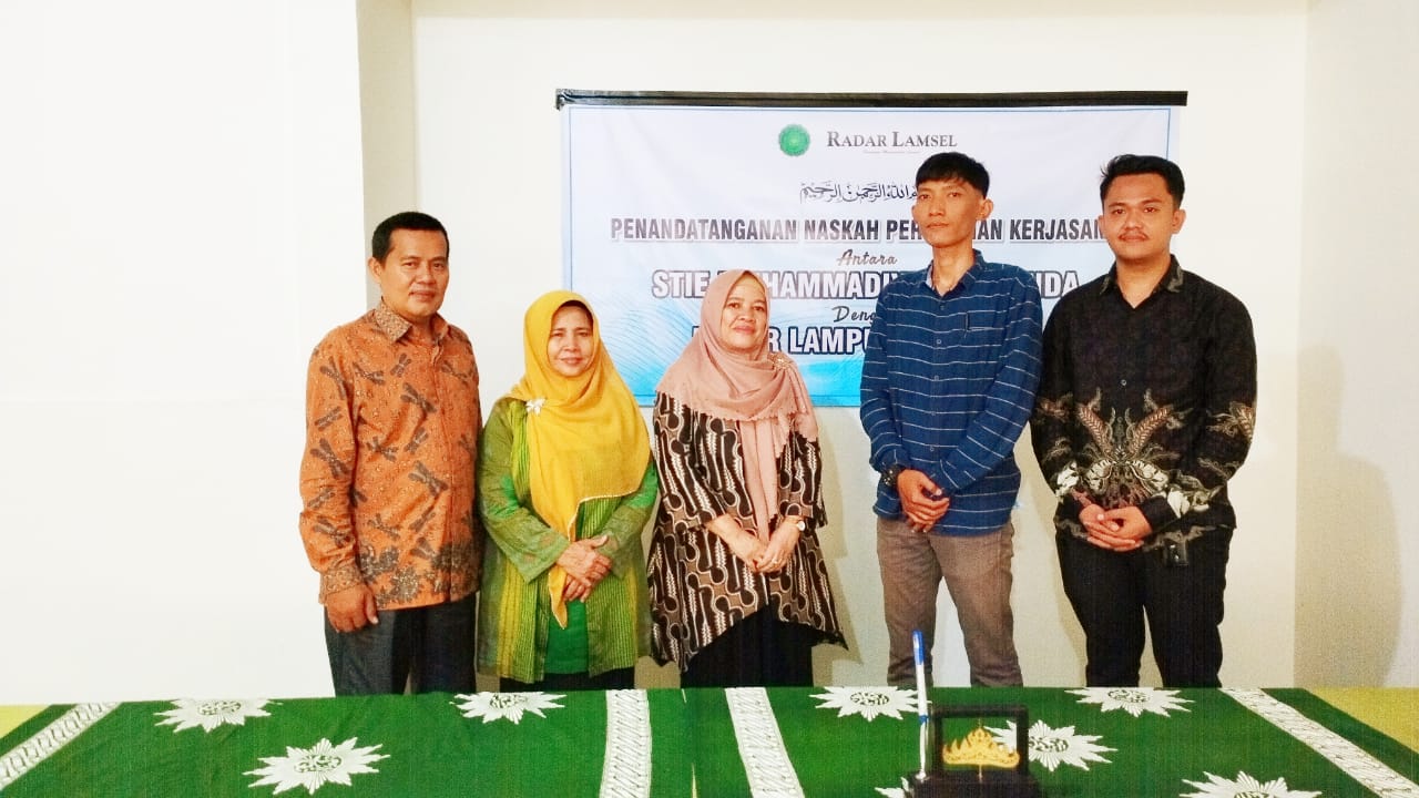 STIE Muhammadiyah Kalianda Jalin Kerjasama dengan Radar Lamsel