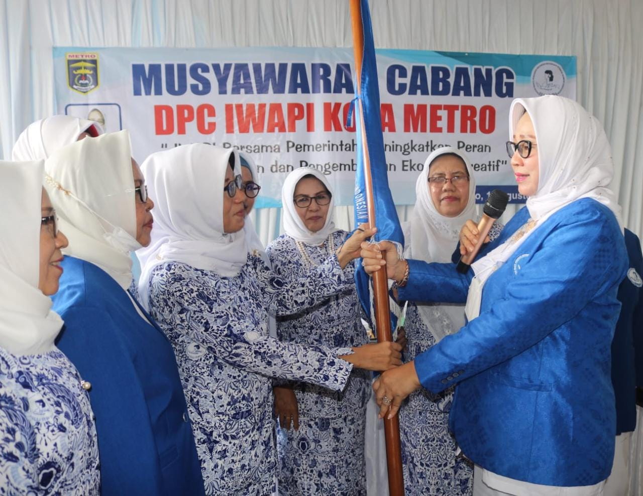 Muscab IWAPI Kota Metro, Bunda Reny ajak Pengurus Baru Berkontribusi Membagun Kota Metro