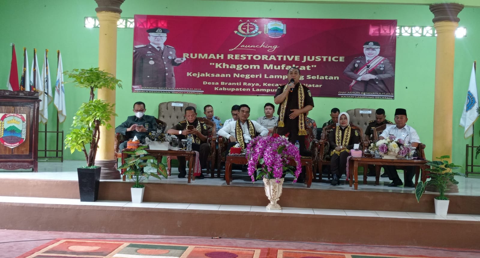 Kajati Resmikan Rumah Restorative Justice di Natar