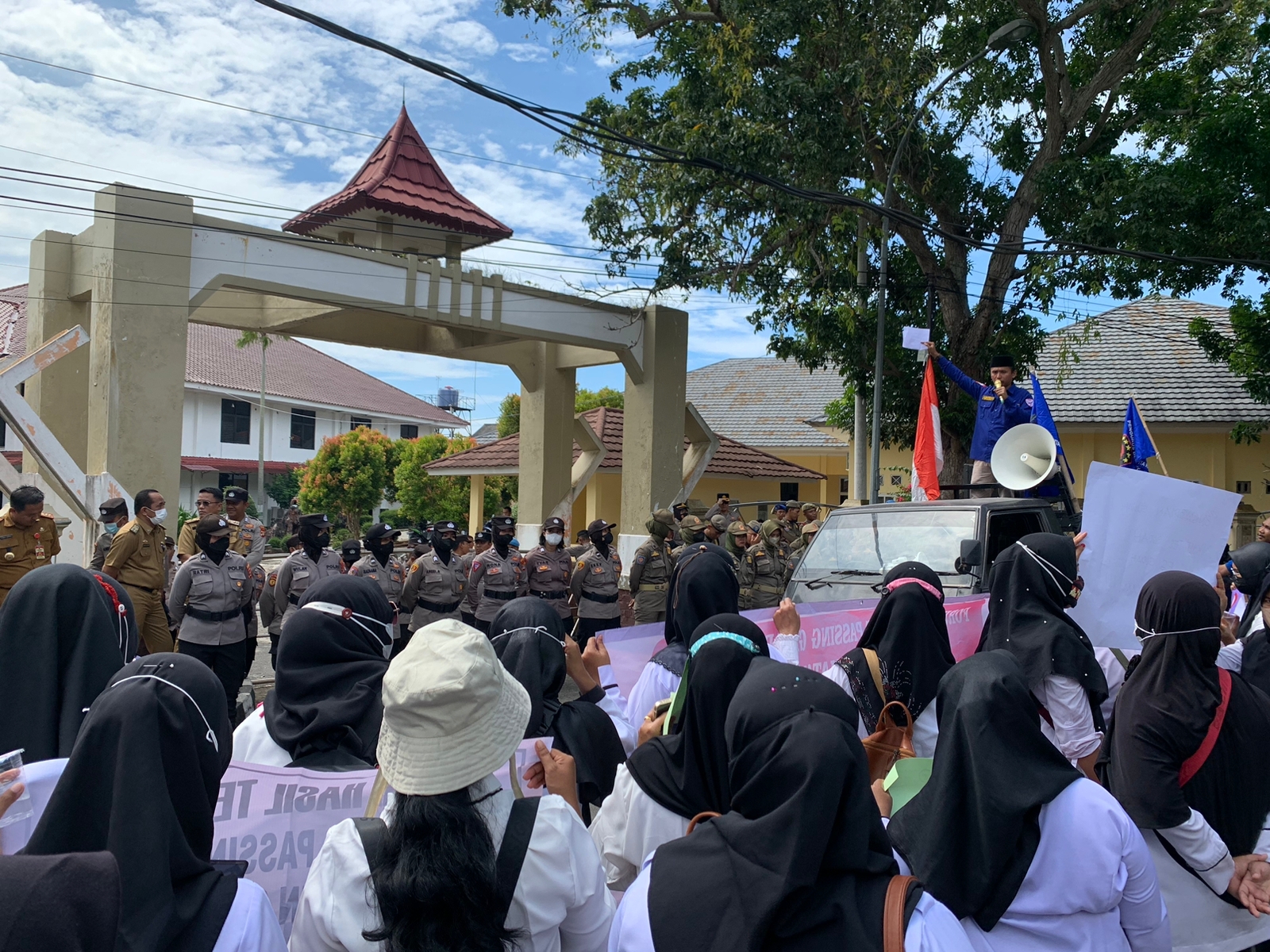 Lagi! Ormas Garuda dan GLPG Tuntut Pemkab Lamsel Tambah Kuota PPPK